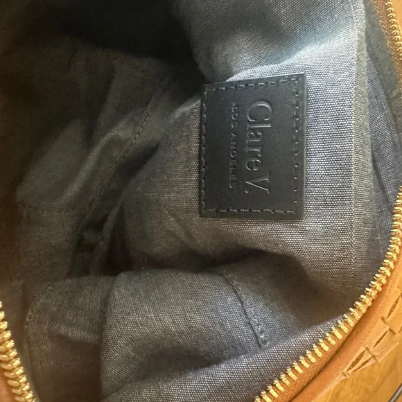 Moyen Messenger Natural Woven Checker Handbag - Picture 5 of 13